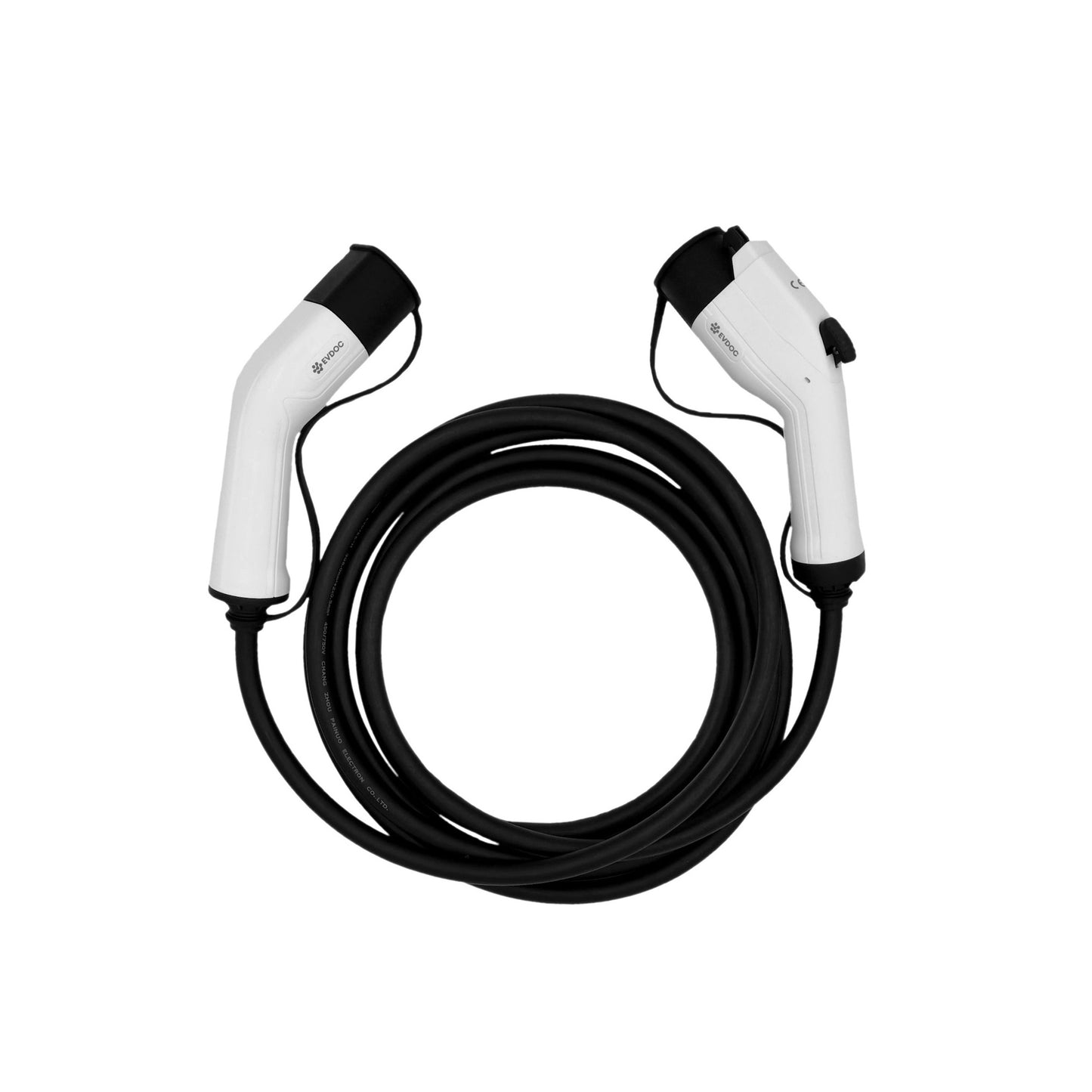 EV-DOC Typ 1 auf Typ 2 E-Auto Ladekabel, 32A 1-phasig – 7.2 kW, 5m