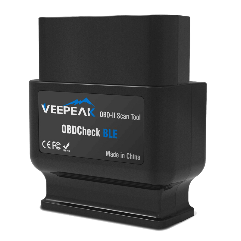 VEEPEAK OBDCheck BLE, Bluetooth OBD-2 Diagnosegerät für ABRP, EVNotify, LeafSpy Pro, Torque