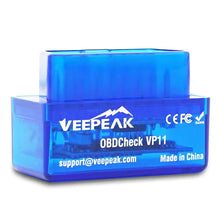 VEEPEAK Mini Bluetooth OBD-2 Scanner, Adapter für EVNotify